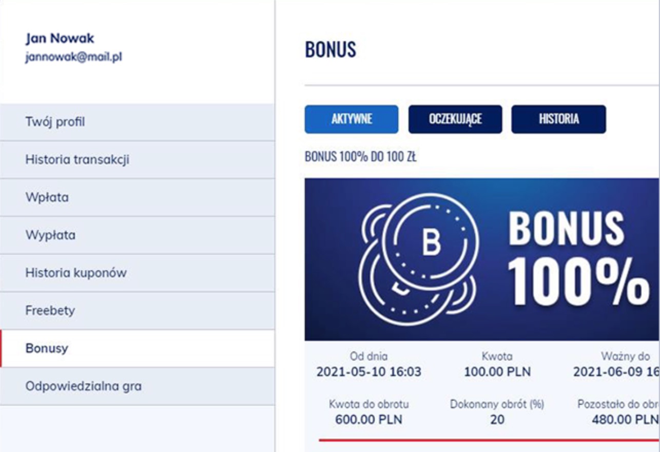 Etoto Twoje bonusy