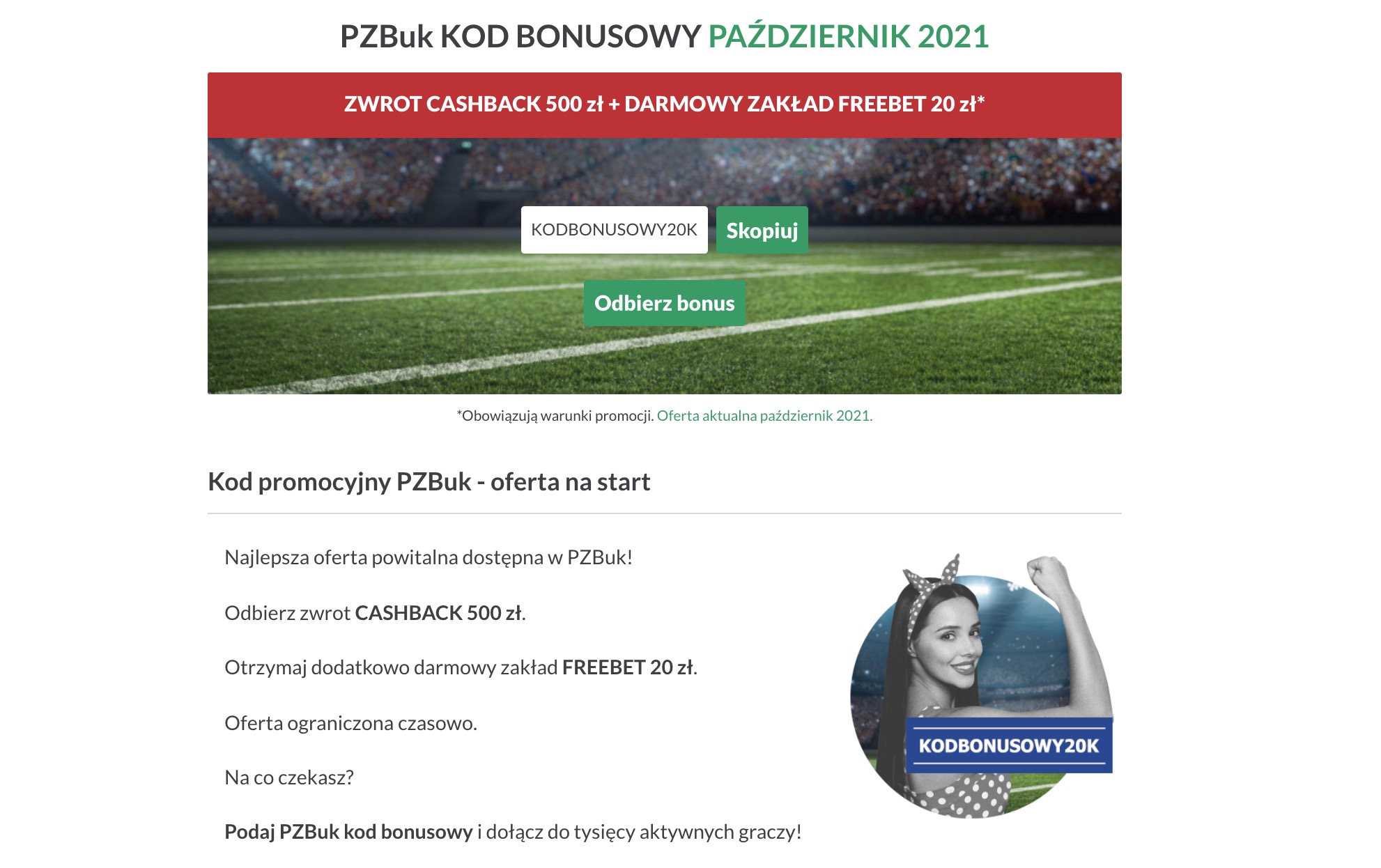 PZBuk kod powitalny