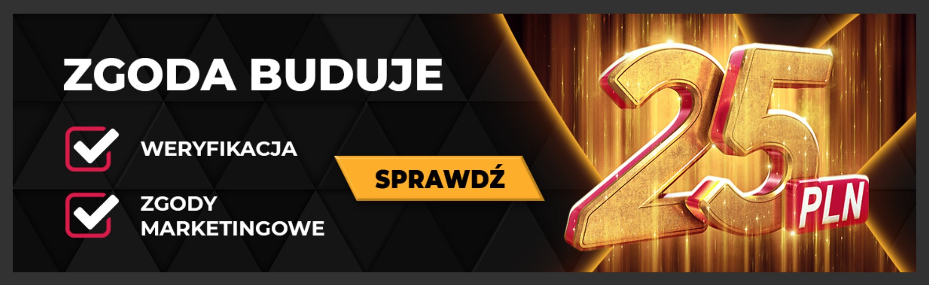 BetX bonus zgoda buduje